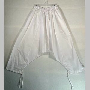 Comfortable Loungy Harem Pants Crisp White S/M